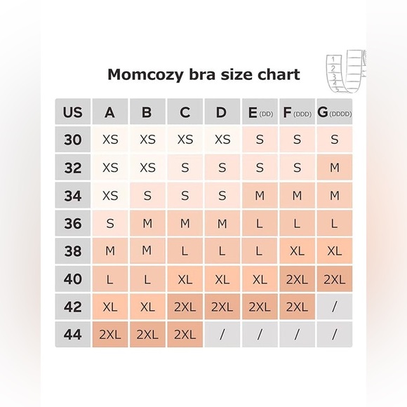 NWT Momcozy Nursing Bra for All Breast Pump Brands, Size XL, Black, Hands Free - Picture 7 of 7